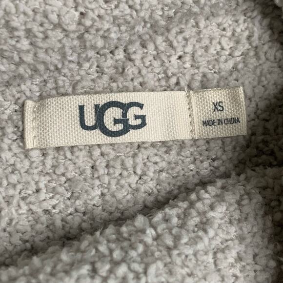 UGG $88 Long Sleeve Mock Neck Sage Pullover Sweater in Driftwood XS - Picture 4 of 4